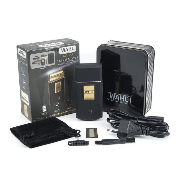 Barzdaskutė WAHL Travel Shaver Gold Edition 07057-016 1
