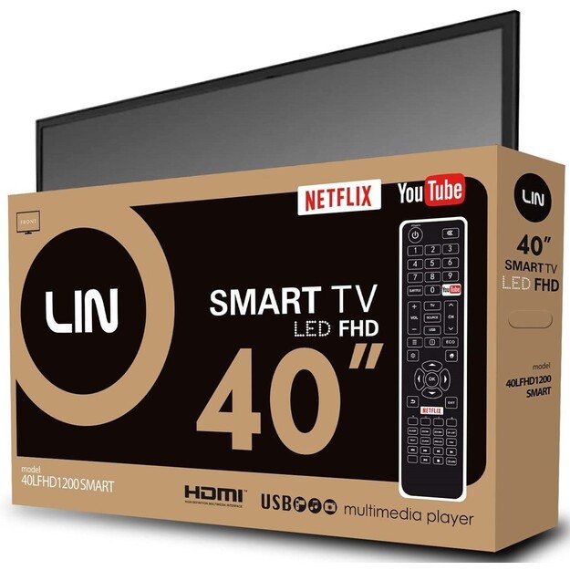 Televizorius 40  LIN 40LFHD1200 SMART Full HD DVB-T2