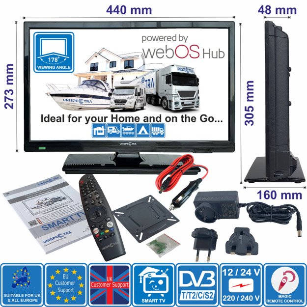 Televizorius Unispectra 190T2S2W