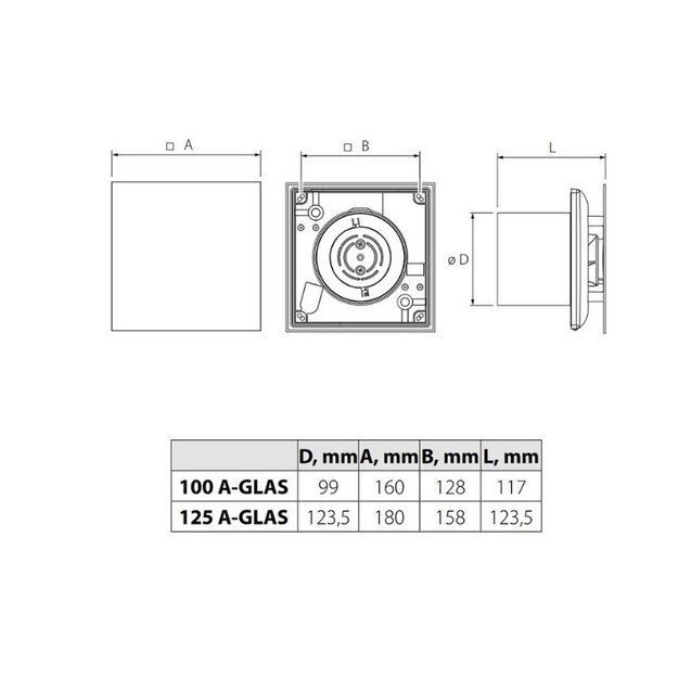 VLANO A-100 Baltas (Pap. komplektacija)   x1A100, 4251354701624+4251354701747