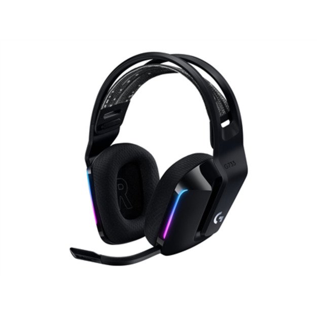 LOGITECH GAMING HEADSET LIGHTSPEED G733 BLACK