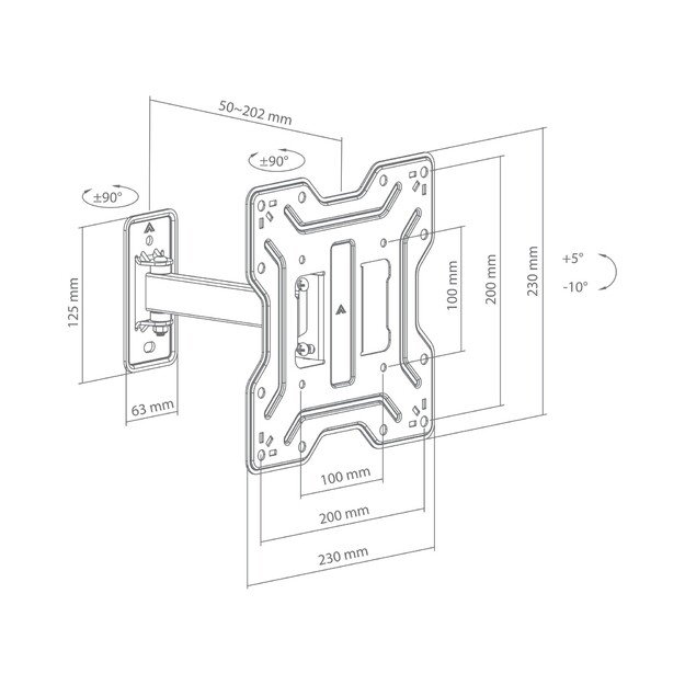 Sbox LCD-421 (23-43 /30kg/200x200)