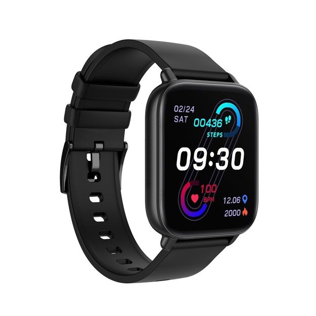 Denver SWC-363 smartwatch / sport watch 4.32 cm (1.7 ) IPS Digital Touchscreen Black