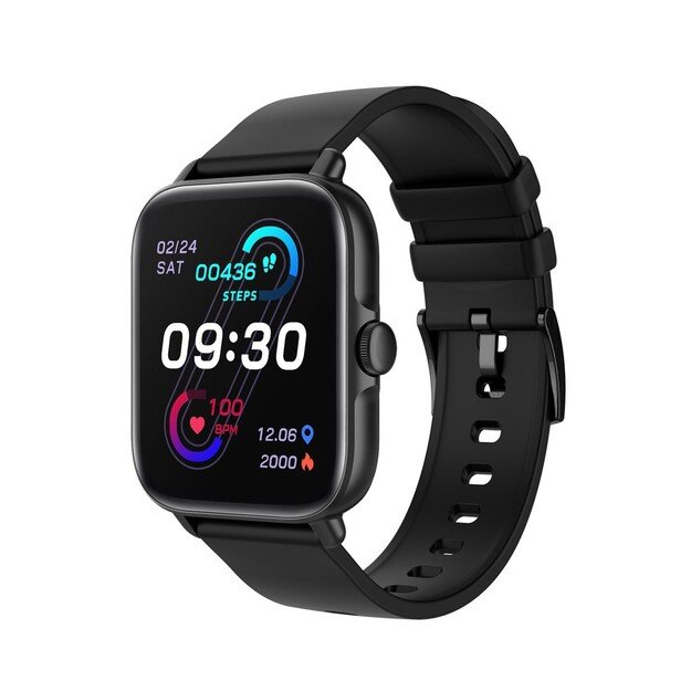 Denver SWC-363 smartwatch / sport watch 4.32 cm (1.7 ) IPS Digital Touchscreen Black