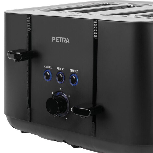 Petra PT5565MBLKVDE 4-Slice Toaster