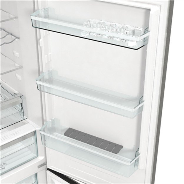 Gorenje | Refrigerator | NRK6192AXL4 | Energy efficiency class E | Free standing | Combi | Height 185 cm | No Frost system | Fri 3