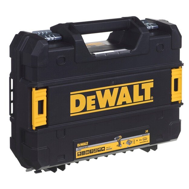 Smūginis suktuvas gręžtuvas 18V 2x2.0ah+ład DCD709D2T DEWALT 2