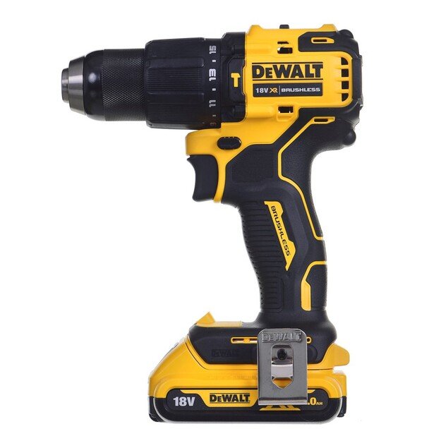 Smūginis suktuvas gręžtuvas 18V 2x2.0ah+ład DCD709D2T DEWALT 1