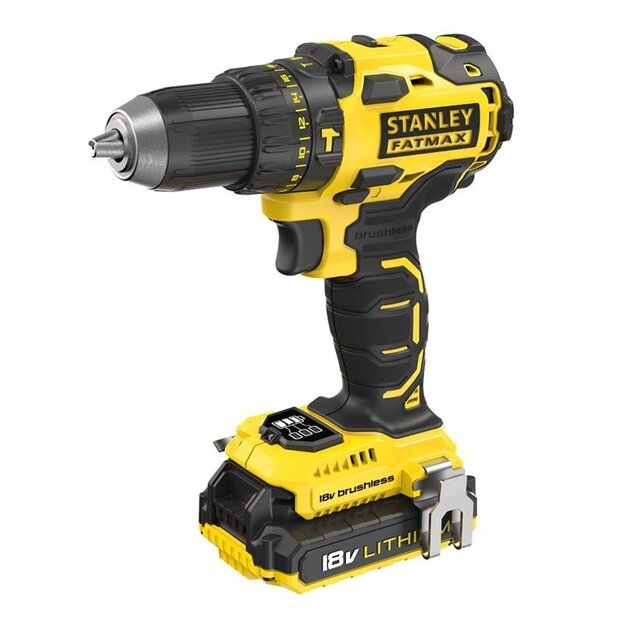 Stanley FMC627D2-QW drill Keyless 1800 RPM Black, Yellow