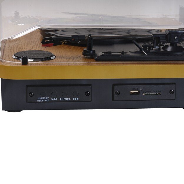 Denver VPL-230LW turntable with BT and USB for ripping from light wood records 2