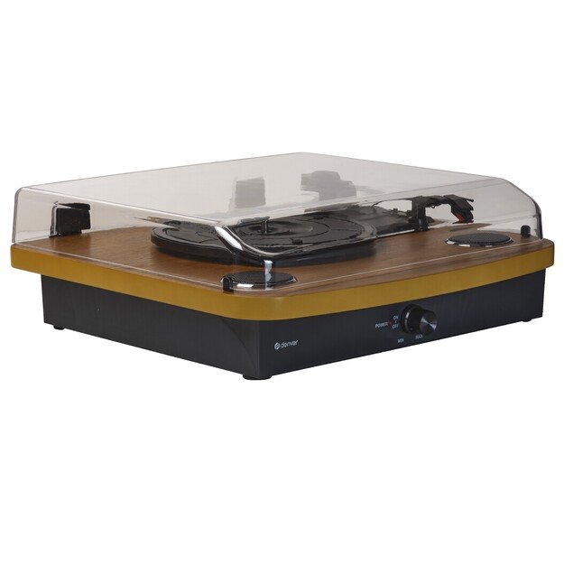 Denver VPL-230LW turntable with BT and USB for ripping from light wood records 4