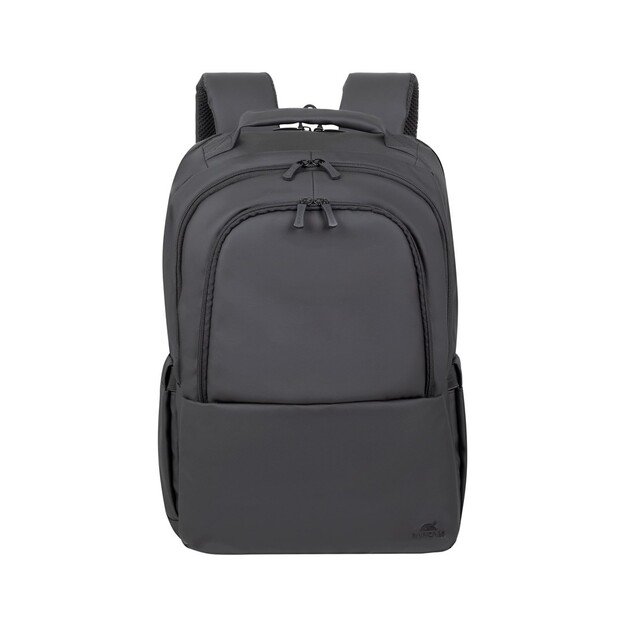 RIVACASE 8435 backpack for laptop 17.3  Tegel ECO, black, waterproof material, eco rPet, pockets for smartphone, documents, 24