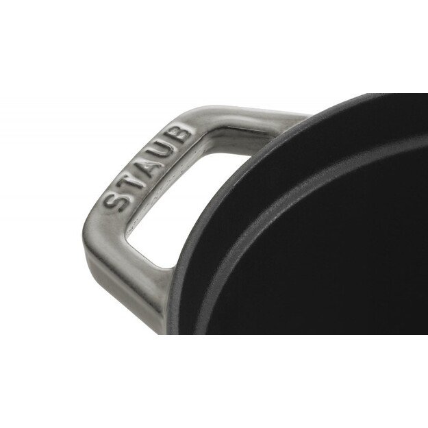 STAUB Oval cast iron pot 3.2l graphite 4