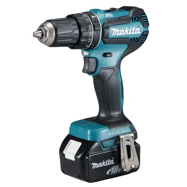 MAKITA IMPACT DRILL DRIVER 18V 50Nm 2x3.0Ah BLDC MAKPAC DHP485RFJ