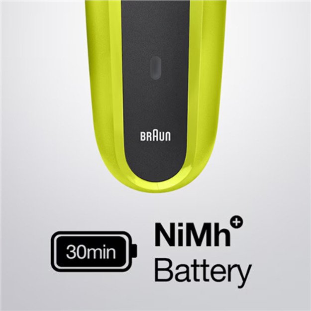 Braun | Shaver | 300BT | Operating time (max) 30 min | NiMH | Green 2