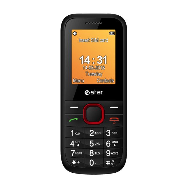 eSTAR Feature Phone X18 Red Dual SIM