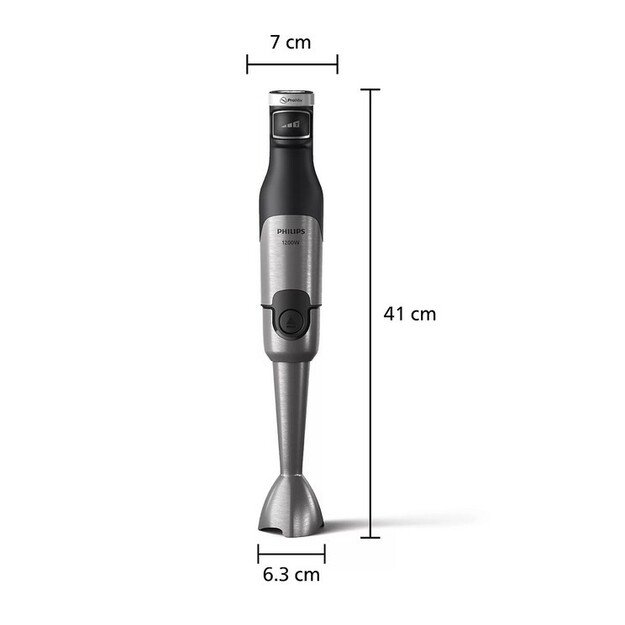 Philips 5000 series HR2684/00 blender Immersion blender 1200 W Black, Stainless steel