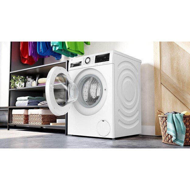 Bosch Washing Machine WGG244FLSN Energy efficiency class A Front loading Washing capacity 9 kg 1400 RPM Depth 59 cm Width 60 cm 