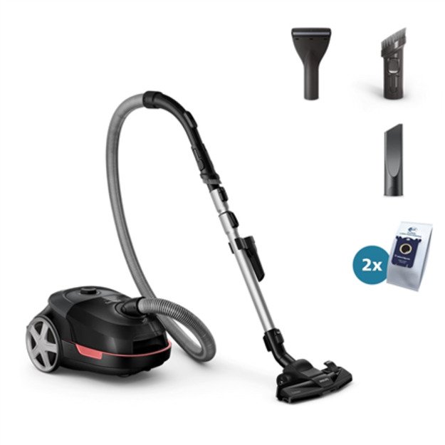 Philips | Vacuum Cleaner | XD5123/10 Series 5000 | Bagged | Power 900 W | Dust capacity 4 L | Black
