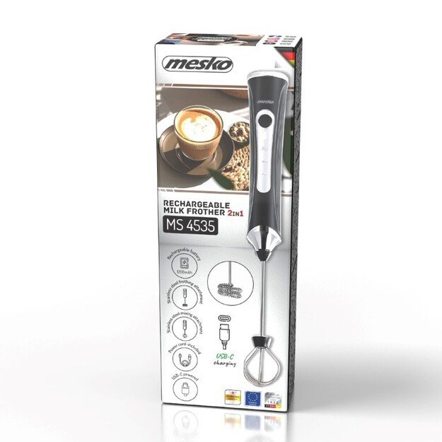 Pieno plakiklis MESKO MS-4535 2IN1 USB-C 1