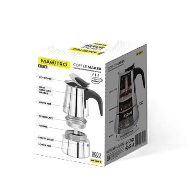 Coffee machine MR-1660-9 -BLACK MAESTRO 1
