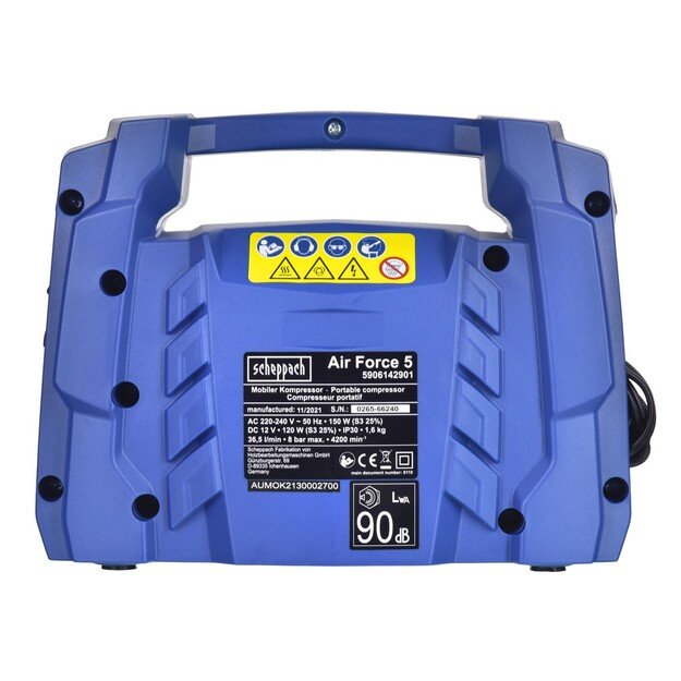 Scheppach 5906142901 air compressor 0.2 W AC 9