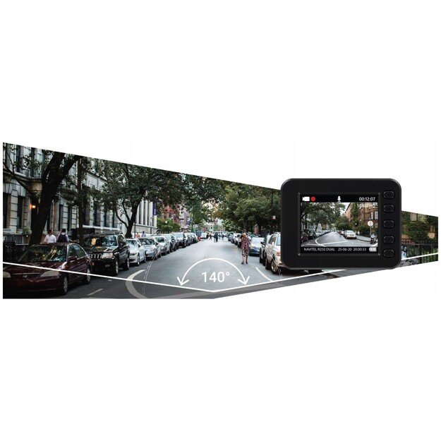 Navitel | R250 DUAL | Full HD | Dash Cam With an Additional Rearview Camera