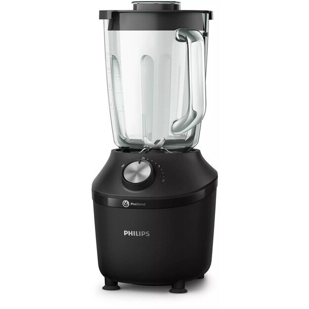 Blender | HR2291/01 3000 Series | Tabletop | 600 W | Jar material Glass | Jar capacity 2 L | Ice crushing | Black