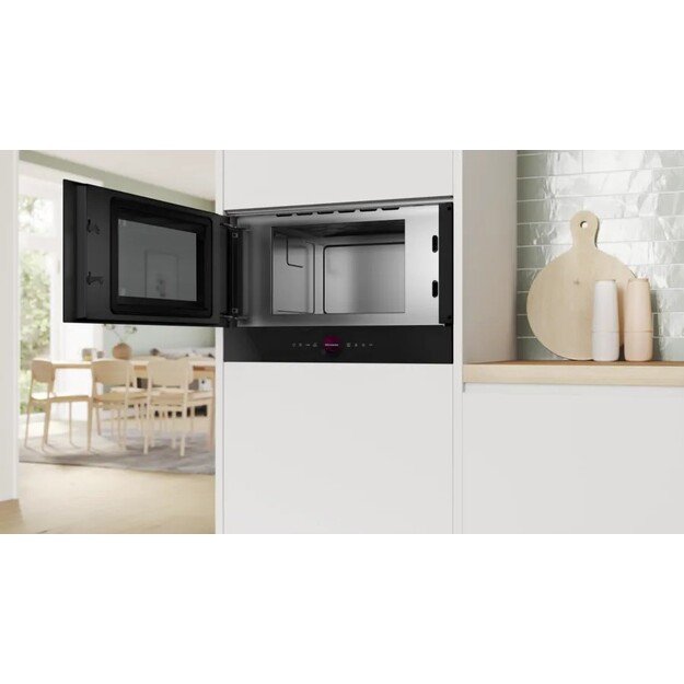 Bosch Serie 8 BFL7221B1 microwave Built-in Solo microwave 21 L 900 W Black