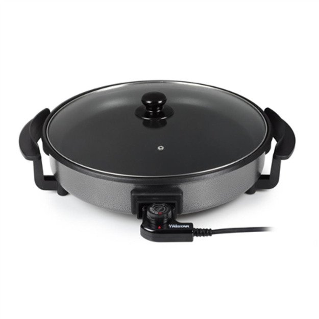Tristar | Multifunctional grill pan | PZ-2964 | Diameter 40 cm | Grill | 1500 W | Lid included | Fixed handle | Black 3