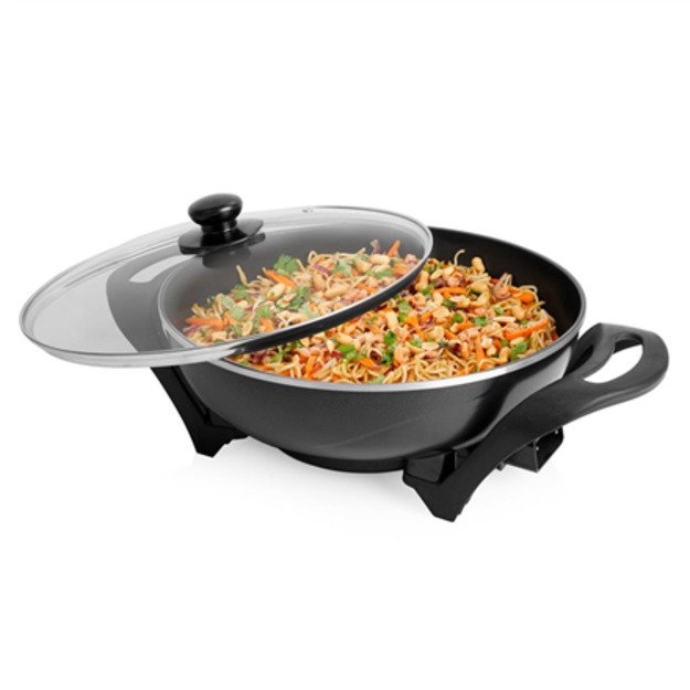 Tristar | Electric Wok | PZ-9130 | 1500 W | Stainless steel | 4.5 L | Black