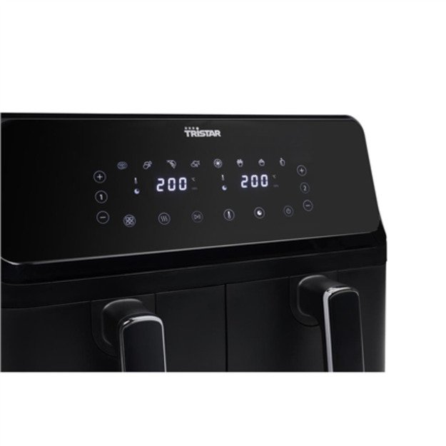Tristar Double Basket Airfryer | FR-9026 | Power 2700 W | Capacity 8 L | Black