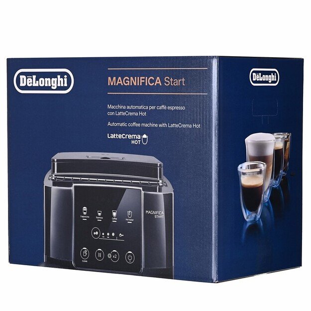 Delonghi | Coffee Maker | ECAM 220.60.B Magnifica Start | Pump pressure 15 bar | Built-in milk frother | Fully Automatic | 1450