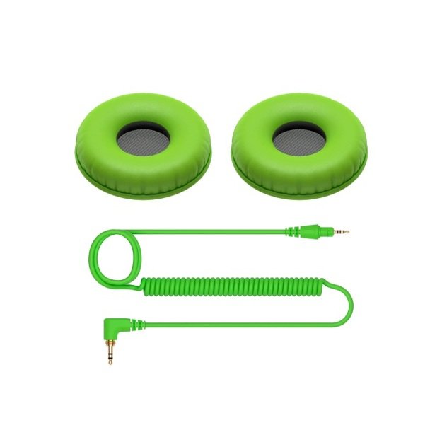 HC-CP08-G Cable+ear pads for HDJ-CUE1, (Green)