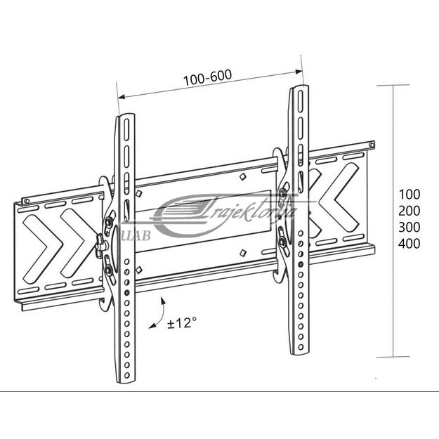 Mount wall for TV Libox Berlin LB-120 (Wall, 37  - 70 , max. 50kg)