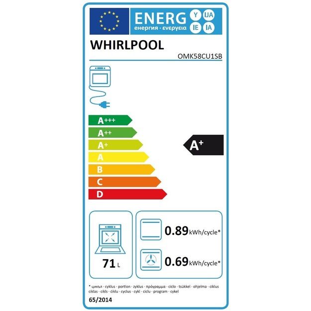 WHIRLPOOL OMK58CU1SB