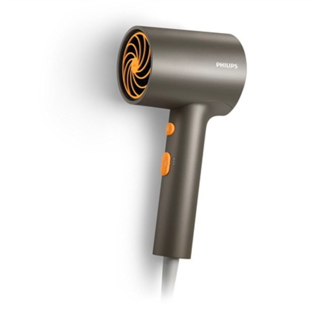 Philips | Hair Dryer | BHD321/00 3000 Series | 1600 W | Number of temperature settings 2 | Ionic function | Grey/Orange