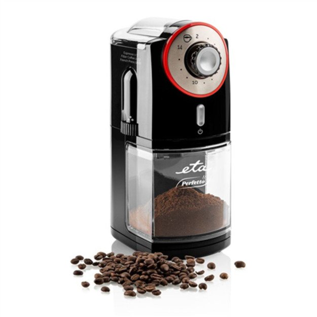 ETA | Grinder | Perfetto ETA006890000 | 100 W | Coffee beans capacity 200 g | Lid safety switch | Number of cups Up to 14 pc(s)