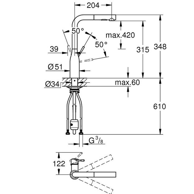 Grohe Essence 30270DC0, supersteel