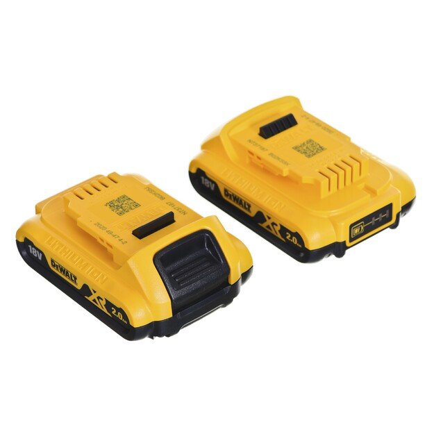 Smūginis suktuvas gręžtuvas 18V 2x2.0ah+ład DCD709D2T DEWALT