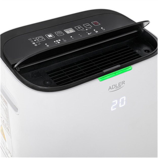 Adler 2-in1 Air Dehumidifier and Air purifier | AD 7863 | Power 420 W | Suitable for rooms up to 140 m³ | Water tank capacity 6