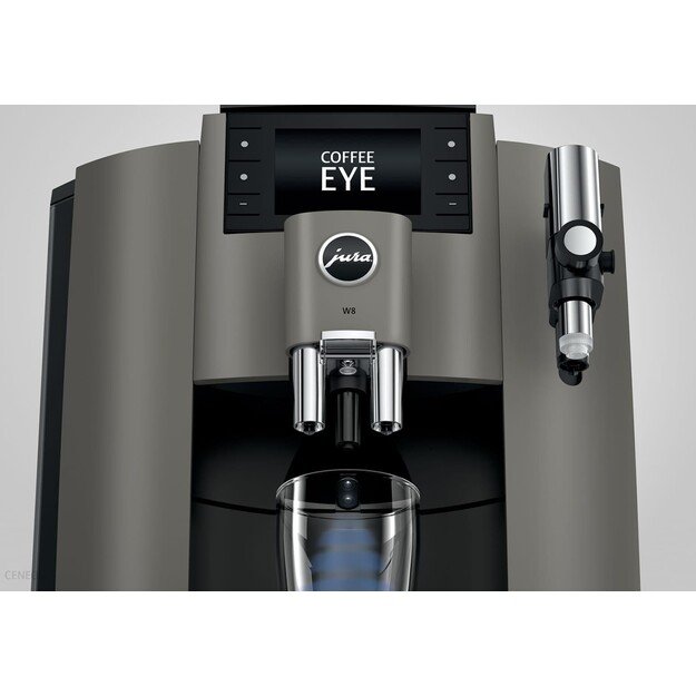 Jura W8 Dark Inox (EA) coffee machine black