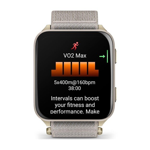 Garmin Venu X1 5.08 cm (2 ) AMOLED Digital 448 x 486 pixels Touchscreen Gold, Titanium Wi-Fi GPS (satellite) 4