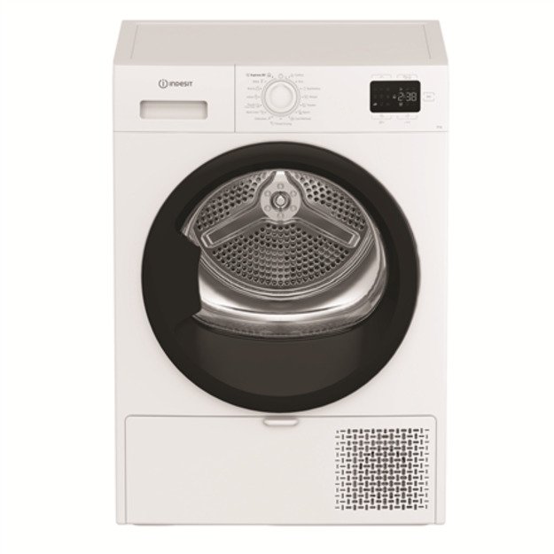 INDESIT Dryer Machine | C YD 92D WB EE | Energy efficiency class E | Front loading | 9 kg | Digital | Depth 60.7 cm | White