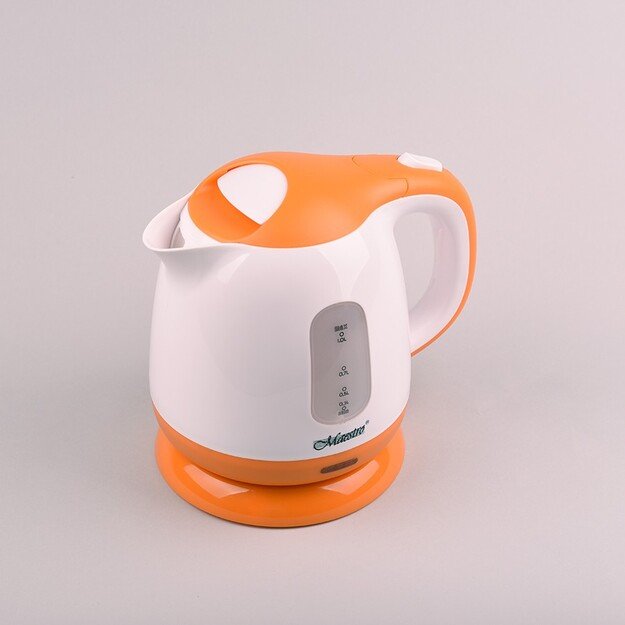 Feel-Maestro MR012 orange electric kettle 1 L Orange, White 1100 W