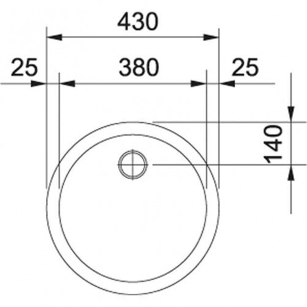 Plautuvė Franke RAL 610-38 (101.0017.915)