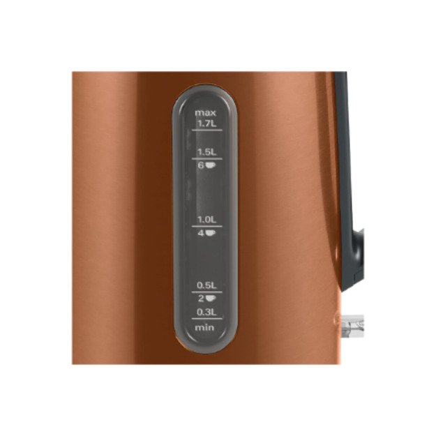 Bosch | Kettle | TWK4P439 | Electric | 2400 W | 1.7 L | Stainless steel | 360&deg; rotational base | Copper