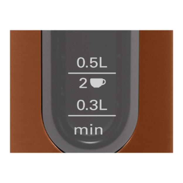 Bosch | Kettle | TWK4P439 | Electric | 2400 W | 1.7 L | Stainless steel | 360&deg; rotational base | Copper