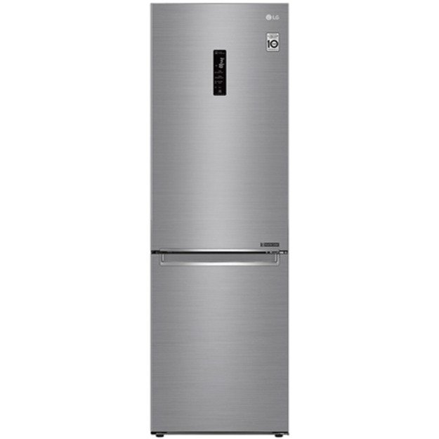 LG | Refrigerator | GBB71PZDMN | Energy efficiency class E | Free standing | Combi | Height 186 cm | No Frost system | Fridge ne