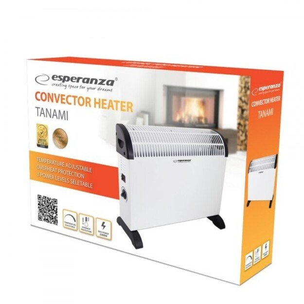 Esperanza EHH008 electric space heater Indoor White 2000 W Convector electric space heater 1